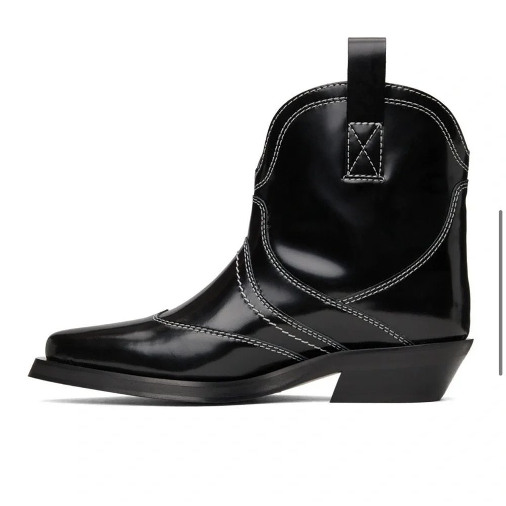 ganni western ankle boots - Picture 3 of 5